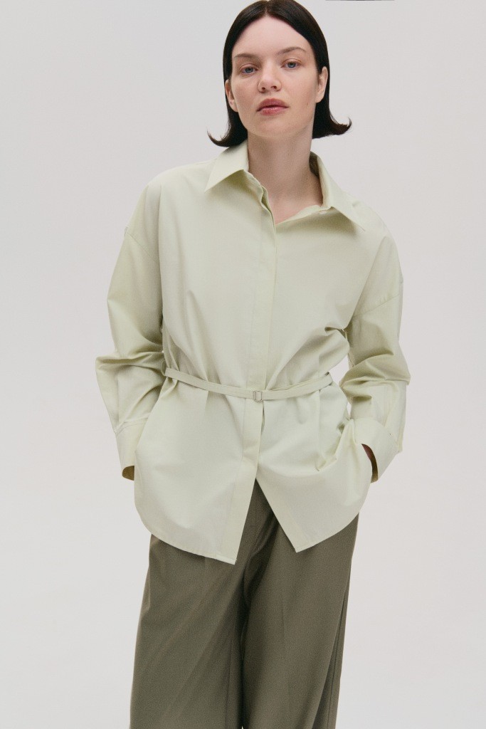 СОРОЧКА ВІЛЬНОГО КРОЮ З БАВОВНЯНОЇ ТКАНИНИ 1170\23-2 зображення